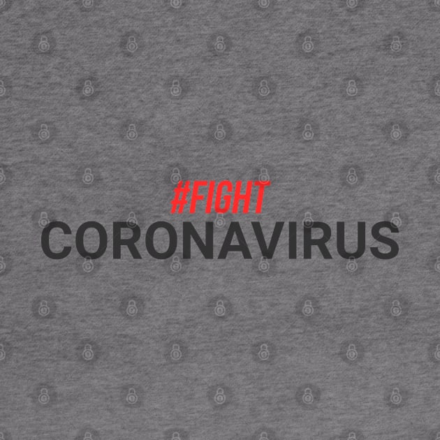 Fight coronavirus vector design by Shinzo T-shirts